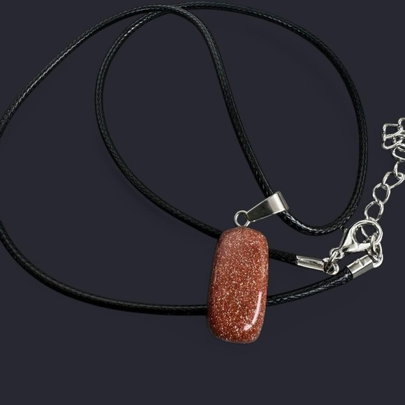 Goldstone Pendant Necklace - Picture 1 of 3
